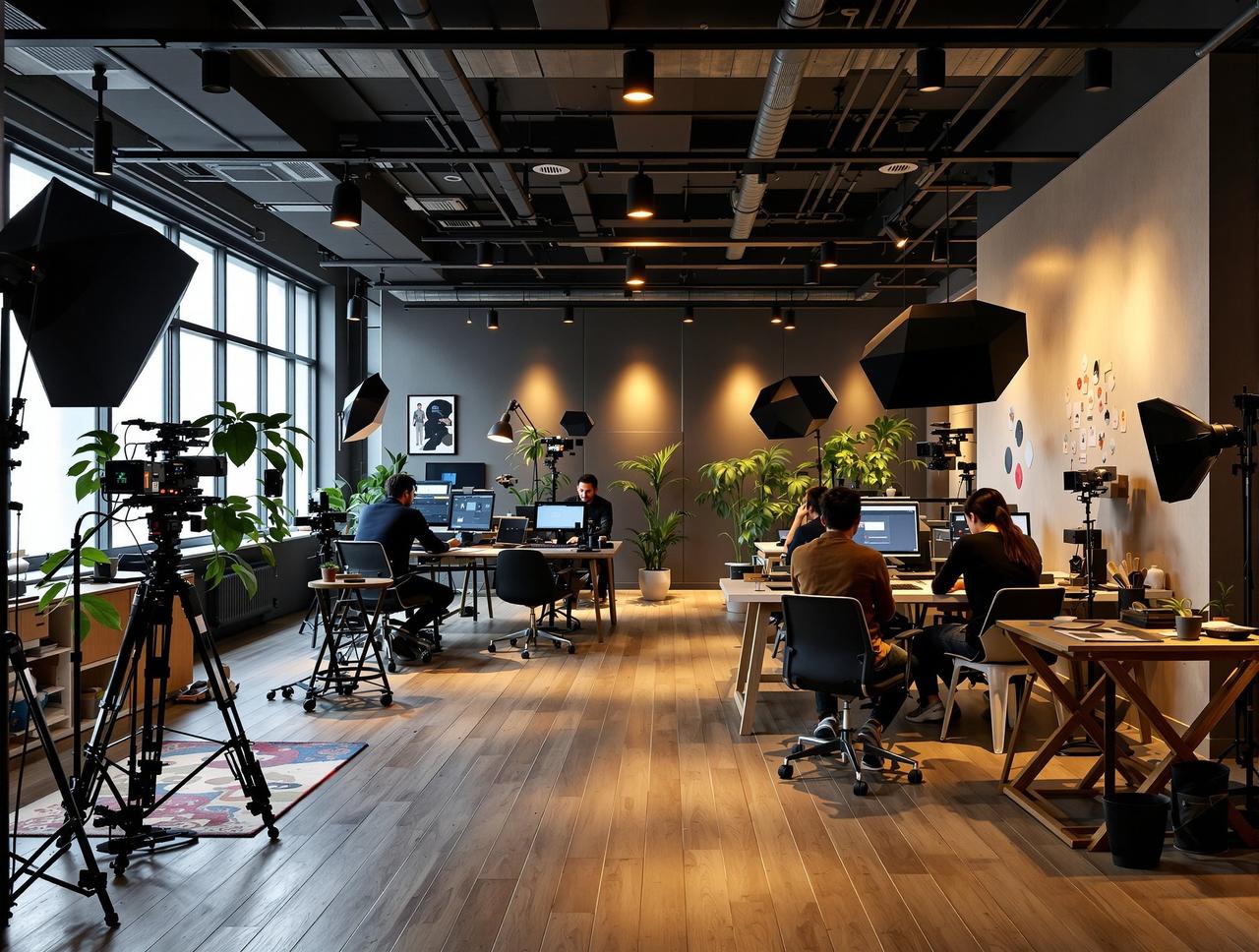 91短视频传媒公司办公环境